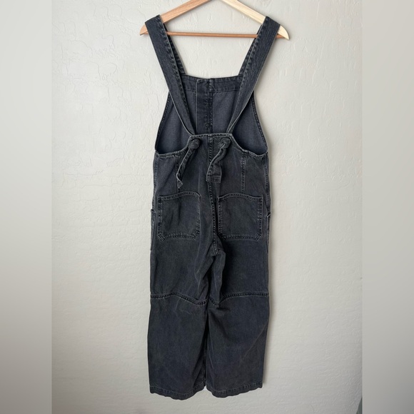 Free People We The free Fields of Flowers Wide Leg overalls black XS - Picture 11 of 12